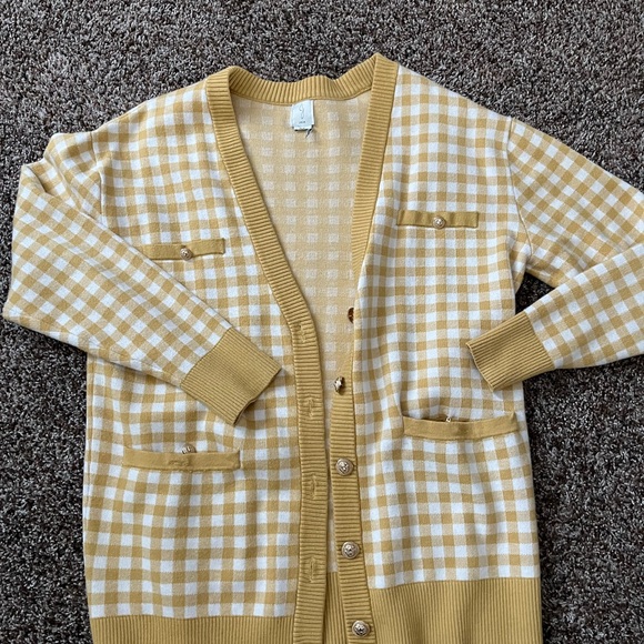 Cardigan sweater. Tag was cut out because it itches. - Picture 1 of 2